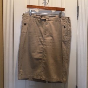 LRL LAUREN JEANS CO. 100% Cotton Skirt